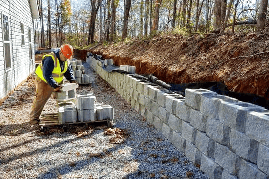 Greenville SC Concrete Retaining Walls - residential retaining walls